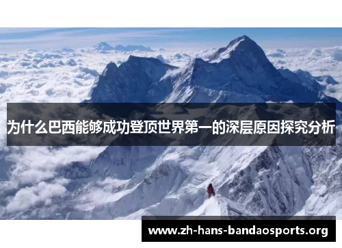 为什么巴西能够成功登顶世界第一的深层原因探究分析