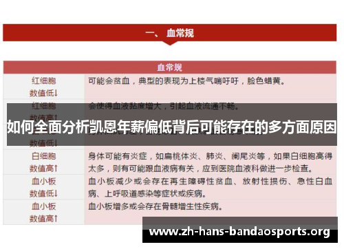 如何全面分析凯恩年薪偏低背后可能存在的多方面原因