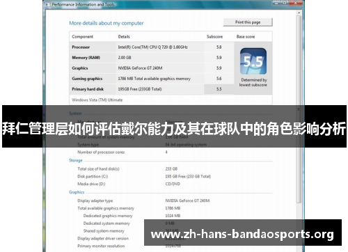 拜仁管理层如何评估戴尔能力及其在球队中的角色影响分析 拜仁管理层如何评估戴尔能力及其在球队中的角色影响分析
